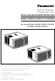 Panasonic CW-XC63HU Installation And Operating Instructions Manual