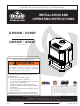Napoleon GDS50N Installation And Operating Instructions Manual