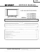 Sharp LC-26D5U Service Manual