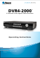 Swann DVR4-2000 Operating Instructions Manual