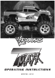 Traxxas T-Maxx Operating Instructions Manual
