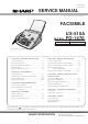 Sharp UX-510A Service Manual