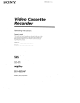 Sony SLV-685HF Operating Instrucktions
