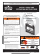 Napoleon GD33NR Installation And Operating Instructions Manual