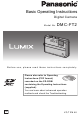 Panasonic Lumix DMC-FT2 Basic Operating Instructions Manual