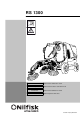 Nilfisk-Advance RS 1300 Instructions For Use Manual