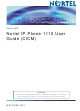Nortel IP Phone 1110 User Manual