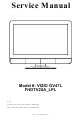 Vizio GV47L Service Manual