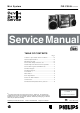 Philips FW-C355 Service Manual