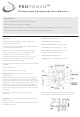 Protouch Touchscreen Thermostat User Manual