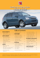 Saturn VUE 2008 Getting To Know Manual