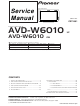 Pioneer AVD-W6010 UC Service Manual