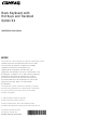 Compaq Rack Keyboard with Hot Keys and Trackball Option Kit Installation Instructions Manual