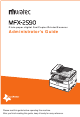 Muratec MFX-2590 Administrator's Manual
