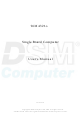 DSM Computer AG 96M4321o User Manual