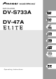 Pioneer DV-S733A Operating Instructions Manual