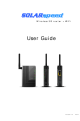 Solar Speed Wireless 3G router + WiFi User Manual