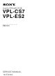 Sony VPL-CS7 Service Manual