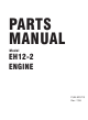 Robin America EH12-2 Parts Manual