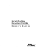 Star Trac Upright Pro bike Owner's Manual