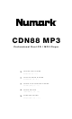 Numark CDN88 Quick Start Manual
