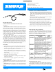 Shure BETA 98/S User Manual