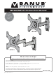 Sanus Visionmount MF209 Instruction Manual