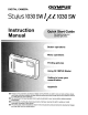 Olympus Stylus 1030 SW Instruction Manual