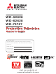 Mitsubishi Electric WD-52628 Owner's Manual