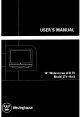 Westinghouse LTV-19w3 User Manual