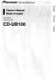 Pioneer CD-UB100 Owner's Manual