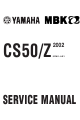 Yamaha CS50 Service Manual
