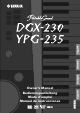 Yamaha Portable Grand DGX-230 Mode D'emploi