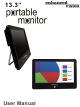 Enhanced Vision 13.3” Portable Monitor User Manual