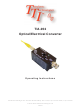 TTI TIA-952 Operating Instructions Manual