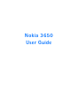 Nokia 3650 User Manual