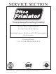 Pitco 12 Service & Parts Manual