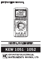 KYORITSU KEW 1051 Instrucion Manual