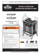 Napoleon GVFS20P Installation And Operating Instructions Manual