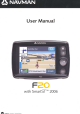 Navman F20 User Manual