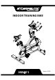 Exerpreutic INDOOR TRAINING BIKE Owner's Manual