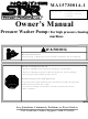 North Star MA1573001A.1 Owner's Manual