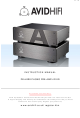 Avid Technology AVIDHIFI Instruction Manual