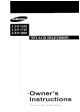 Samsung LT-P 1545 Owner's Instructions Manual
