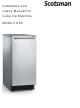 Scotsman CU50 Installation And User Manual