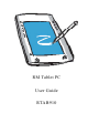 RM Tablet PC User Manual
