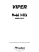 Viper 160XV Installation Manual