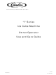 Cornelius I Series Use And Care Manual