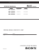 Sony KDL-26S3000 Service Manual