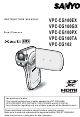 Sanyo Xacti VPC-CG100EX Instruction Manual